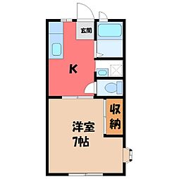 JR東北本線 宝積寺駅 徒歩30分 1階/-