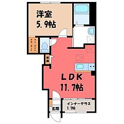 ブループラム 1階/-