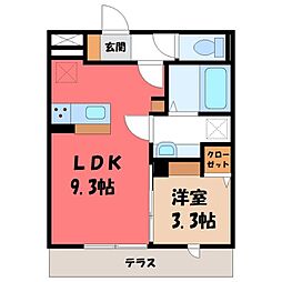 ラ・サンテ B 1階/-