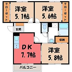 東武宇都宮線 おもちゃのまち駅 徒歩16分