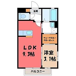 JR東北本線 宇都宮駅 バス33分 細谷新道口下車 徒歩2分
