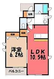 JR東北本線 宝積寺駅 徒歩15分 1階/-