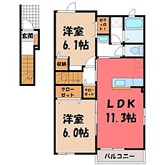 物件の間取り