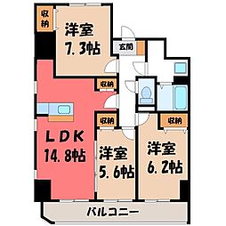 東武宇都宮線 東武宇都宮駅 徒歩10分
