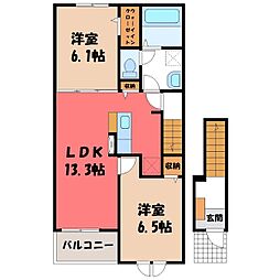 JR東北本線 雀宮駅 徒歩22分
