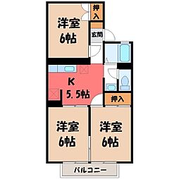 東武宇都宮線 江曽島駅 徒歩22分