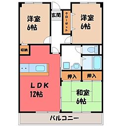 アーバンコート・K 3LDKの間取図画像