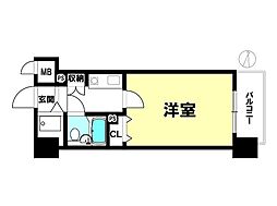 ロマネスクマツバラ 1Kの間取図画像