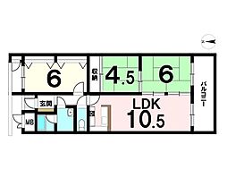 間取図画像 3LDK