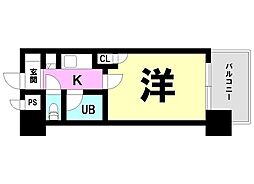 間取図画像 1K