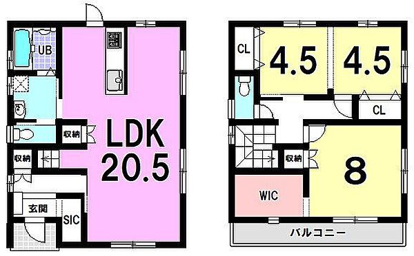 間取り：346000032083