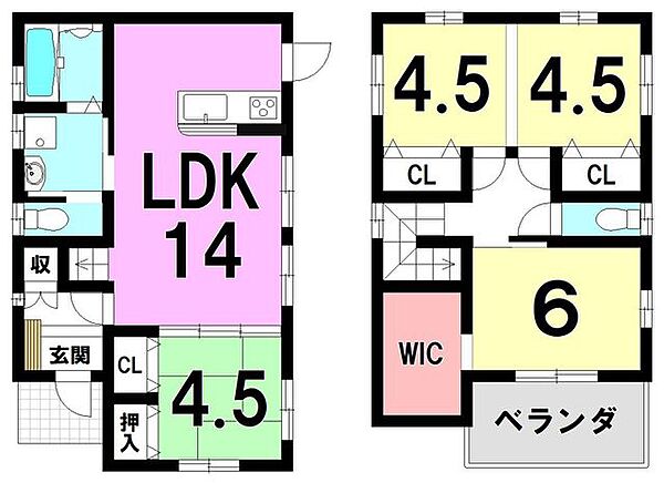 【建築プラン例…みなみの家】・付帯費用込々プラン・吹付断熱で夏は涼しく、冬温かい・地震に強いダイライト
