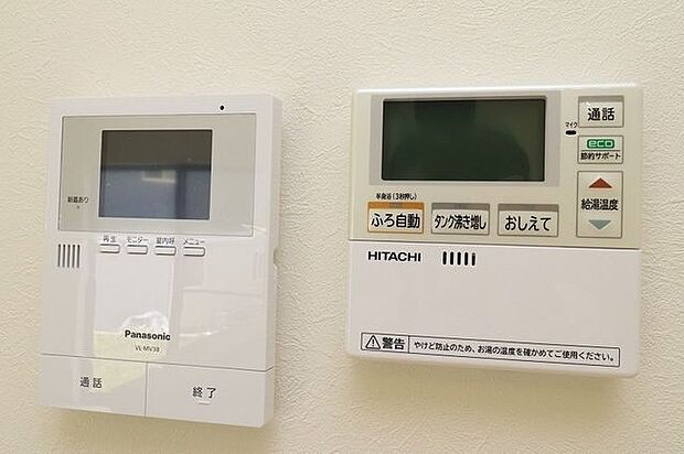 【モニター付きインターホン(同仕様写真)】誰が来てもわかるモニター付き♪女性が一人で家にいてもこれなら安心