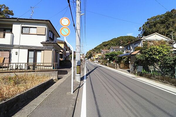 【前面道路】東側前面道路、北方面