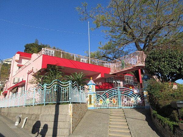 川上幼稚園目指す子ども像・元気な子ども・仲良くする子ども・情操豊かな子ども・最後まで頑張る子ども・よく聞く、よく話す子ども 1140m