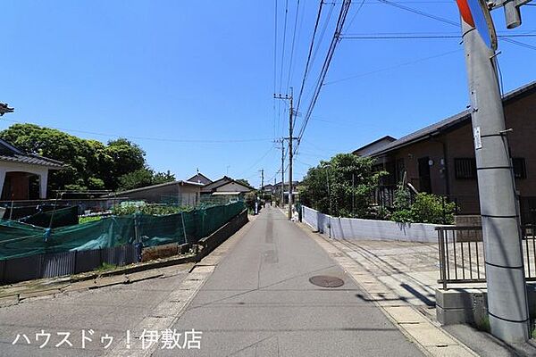 【前面道路】位置指定道路は、鹿児島市道とつながっています。
