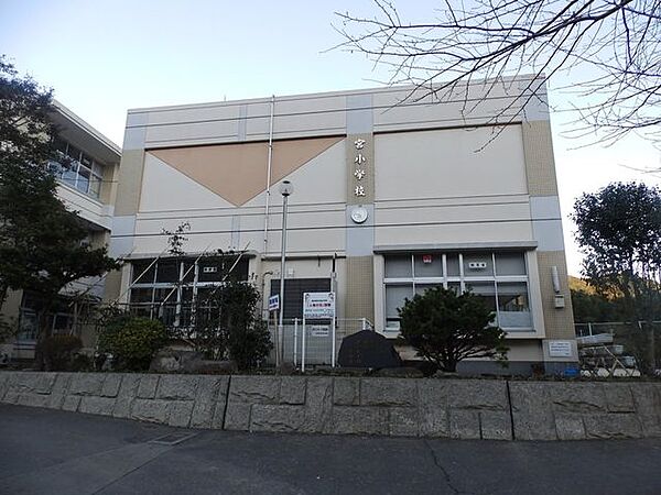 宮小学校【鹿児島市立宮小学校】は、宮之浦町に位置する1879年創立の小学校です。令和3年度の生徒数は90人で、8クラスあります。校訓は「考える　強い　明るい　思いやりの　宮の子」です。 1200m