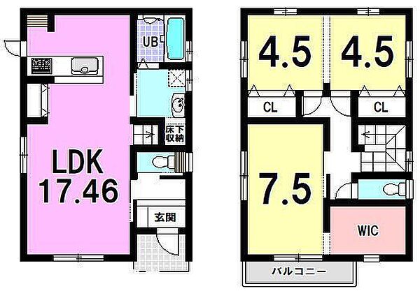 【建築プラン例　みなみの家】【建物価格1760万円】【間取り3SLDK】【建物（延床）面積87.77m2】27坪以内注文住宅、付帯費用込々プラン