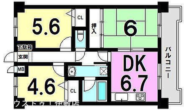 間取り：346000046898