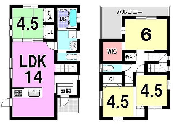 【建築プラン例…みなみの家】・火災保険が抑えられる省令準耐火構造・吹付断熱で夏涼しく、冬あったか