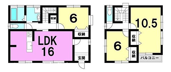 間取りを拡大表示