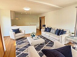 境港市上道町　リフォーム済み中古住宅 3SLDKのリビング/ダイニング