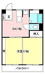 間取図画像 1DK