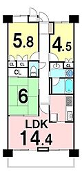 間取図画像 3LDK
