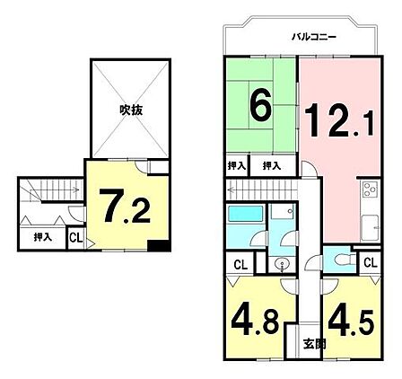 白を基調とした明るい洋室。窓から自然光が入り、寝室やワークスペースにも使いやすいすっきり空間です。※本画像はAI加工にて家具を消しています。