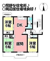 間取図画像 4DK