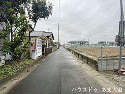 海部郡大治町大字八ツ屋字山畔:前面道路含む現地写真