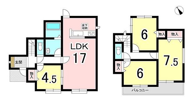 本物件はE号棟です