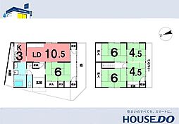 ＼薊野北町　中古戸建／ 6Kの間取り