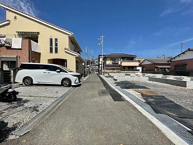 ★神田小学校★南北側道路 南から北方向
