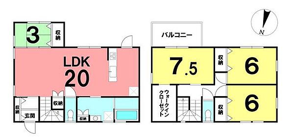 間取りを拡大表示