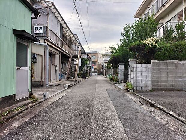 ★江ノ口小学校★南側道路 東から西方向