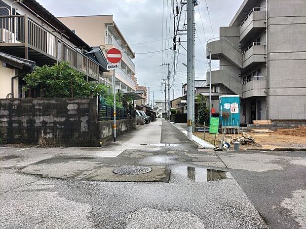 ★江陽小学校★北側道路 西から東方向