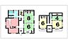 間取り：5LDK【建物面積128.15m2(38.76坪)】南側が開けているので日当り良好なお家です♪
