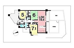 間取図画像 3LDK