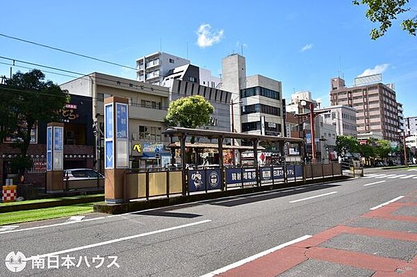 市電/騎射場【市電/騎射場】鹿児島市荒田2丁目、下荒田3丁目にある市電の電停です。 80m
