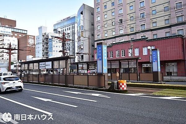 市電/高見馬場電停鹿児島市加治屋町、西千石町、山之口町にある鹿児島市電の停留場です 290m