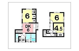 原良7丁目　中古戸建 3DKの間取り