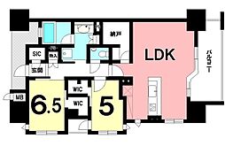 プレミスト照国表参道 2SLDKの間取り