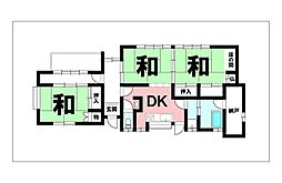 田上台1丁目　中古戸建 3DKの間取り