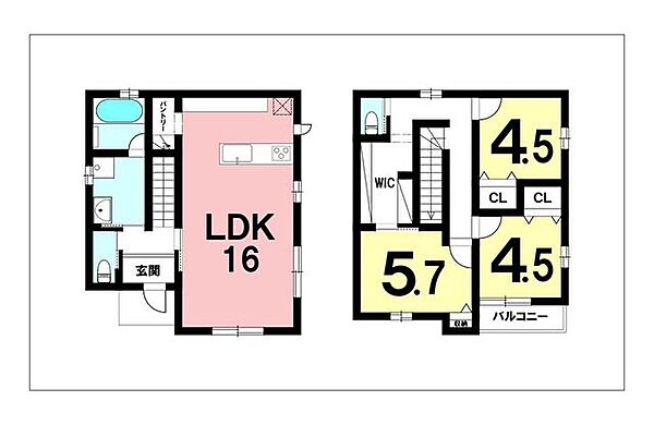 参考プラン建物価格1890万円、間取り3LDK、建物面積85.28m2【標準設備】・オール電化・省令準耐火仕様・食器洗浄乾燥機・浴室暖房乾燥機・トイレ2か所