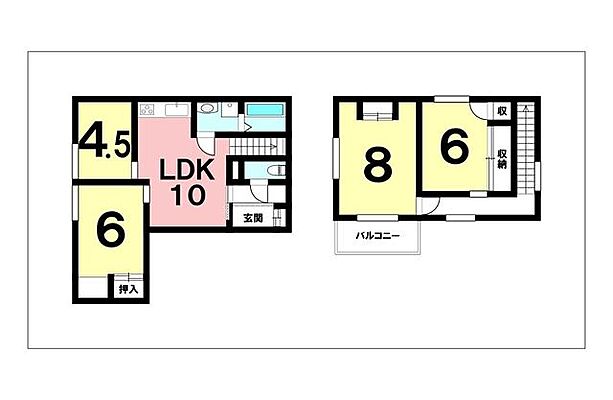 間取り 広木1丁目　中古戸建