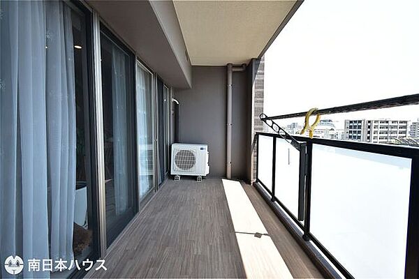 【バルコニー】南西向きのバルコニーです！日当たり良好！7階部分で通風も良好です♪