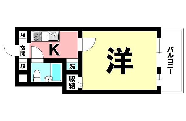 間取り メゾン・ド・城西 2階/-