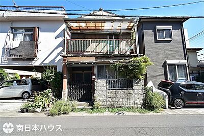 外観：南向き道路【敷地面積43.67m2(13.21坪)】