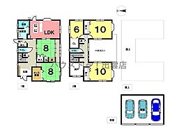 大社町北荒木 中古戸建 5SLDKの間取り